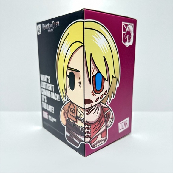 DZNR Collectible Designer Toy Female Titan Annie Leonhart Attack on Titan Stuffe - Picture 3 of 6